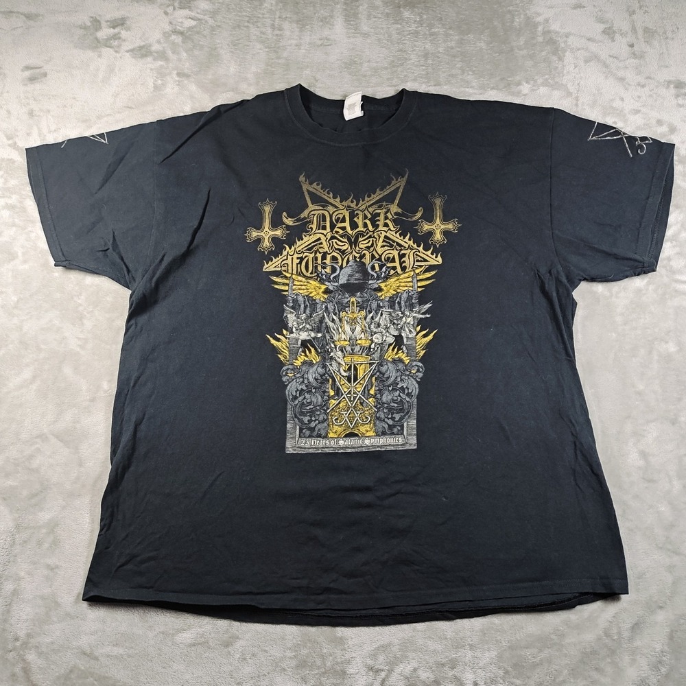 Dark Funeral Shirt Mens XXL 25 Years Of Satanic Symphonies Swedish Black Metal
